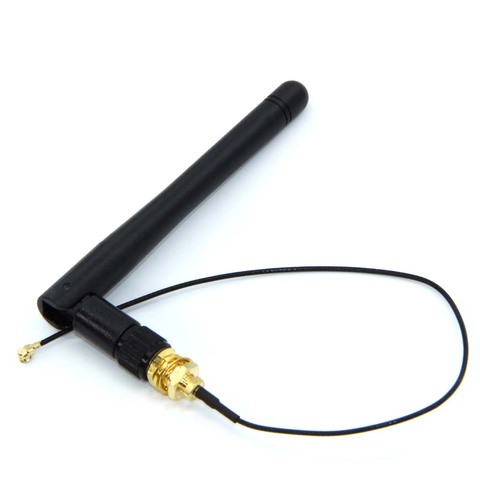 LILYGO® TTGO 2.4G 2DBI Dual Antenna PR-SMA Female Pin Router WIFI Antenna 109MM IPX IPXE Vertical Good Connector ► Photo 1/5