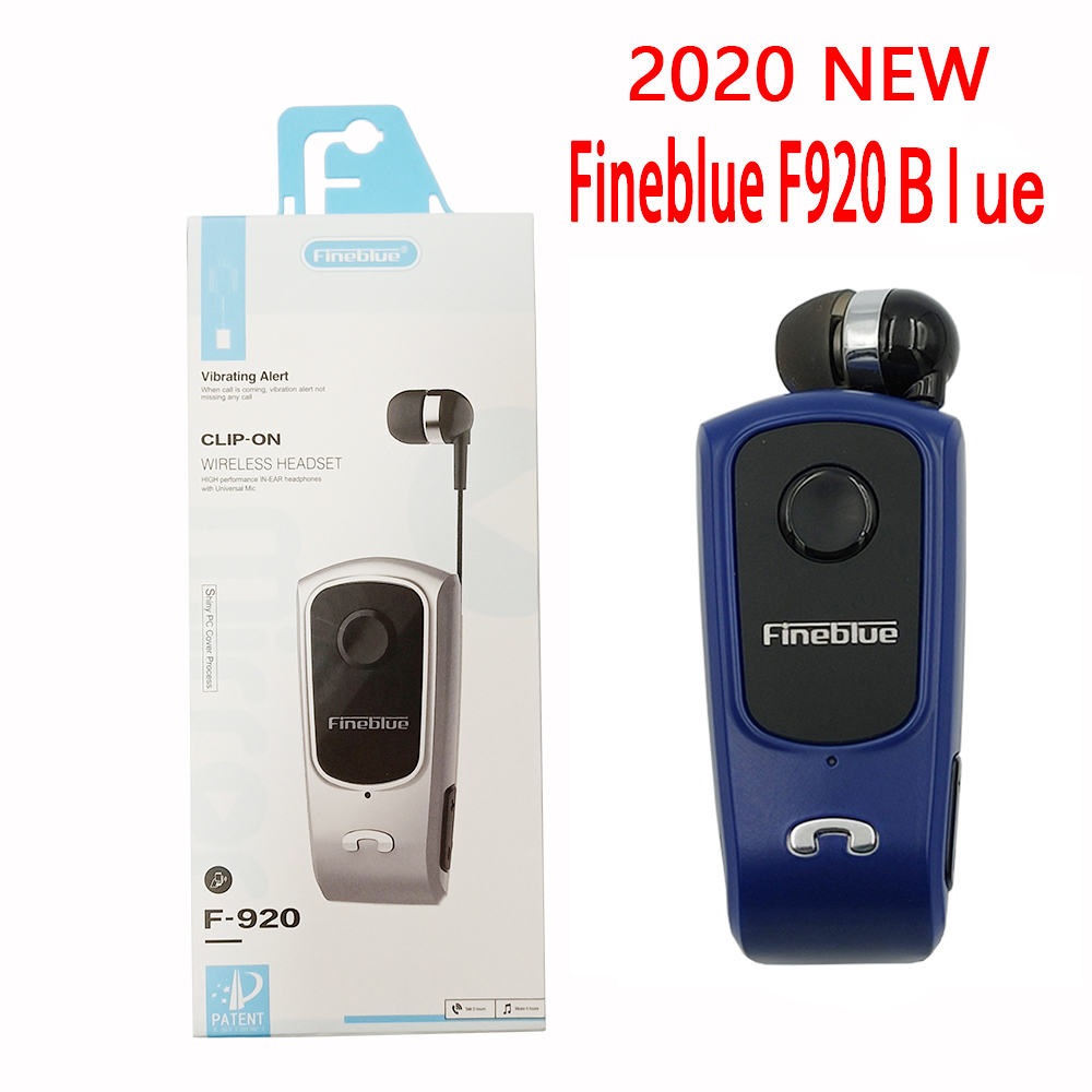 FineBlue F920 Mini Bluetooth Headset Remind Vibration Wear Clip Sports  Running Earphone for Phone - Price history & Review | AliExpress Seller -  Tops Mind Store