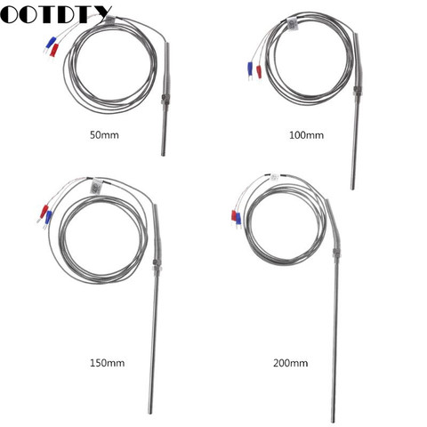 K type Thermocouple 2m Cable M8 Thread Temperature Sensor Probe 50mm/100mm/200mm ► Photo 1/6