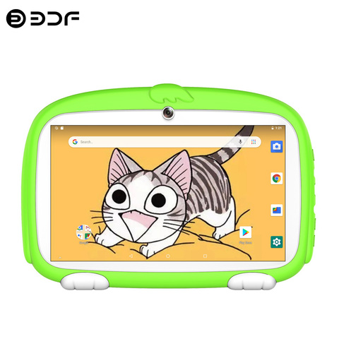 New 7 Inch Kids Tablets Android 8.0 Quad Core Google Play WiFi Bluetooth Dual Camera 16GB Children's favorites gifts tablet pc ► Photo 1/6