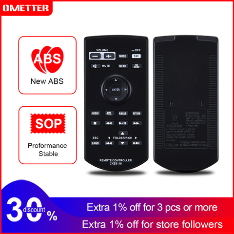 CXE5116 remote control use for pioneer professional Mini Audio Stereo DVD car remoto controller controle teleconmando ► Photo 1/6