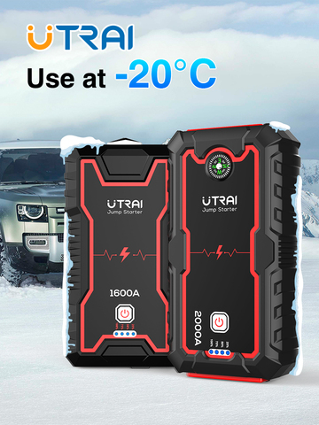 UTRAI Jump Starter Car Booster Power Bank Battery 2000A 12V Auto Starting Device Car Starter Charger Emergency Battery Starter ► Photo 1/6