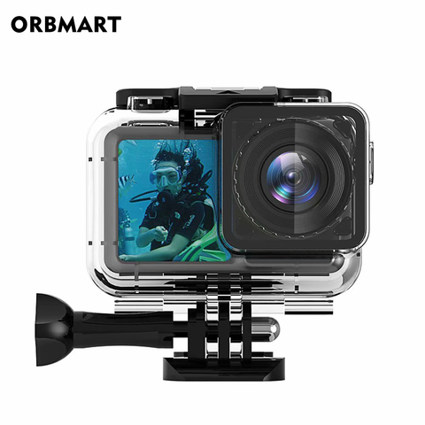 ORBMART [61M] Waterproof Case for DJI Osmo Action Camera Accessories Underwater Diving Waterproof Housing Case ► Photo 1/6