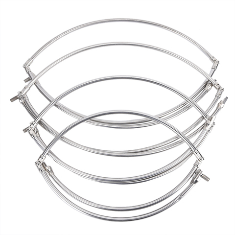 Fishing Net Head Stainless Steel Fishing Folding Net Brail Head Round Dipnet Tackle Accessory HOT 35/40/45/50cm Sizes ► Photo 1/6