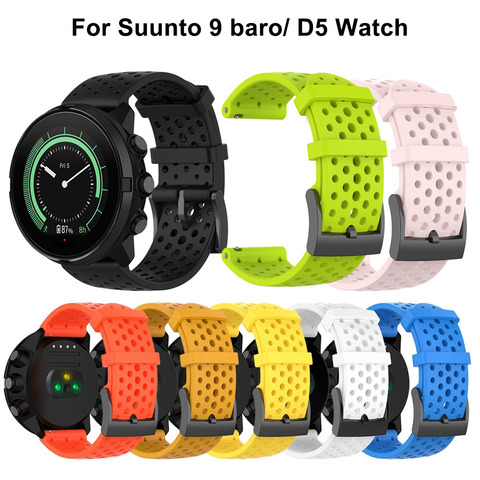 24mm Strap For Suunto 9 Baro Titanium Silicone Replacement Watchband Sport Wrist Band Strap Bracelet for Suunto Spartan Baro ► Photo 1/6