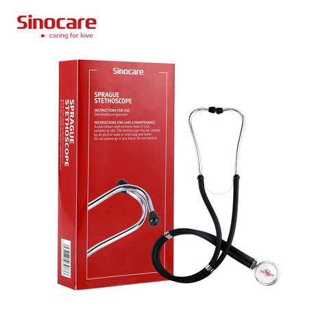 Sinocare Portable Dual Head Stethoscope Doctor Medical Stethoscope Professional Cardiology Medical Equipment Device Student Vet ► Photo 1/6