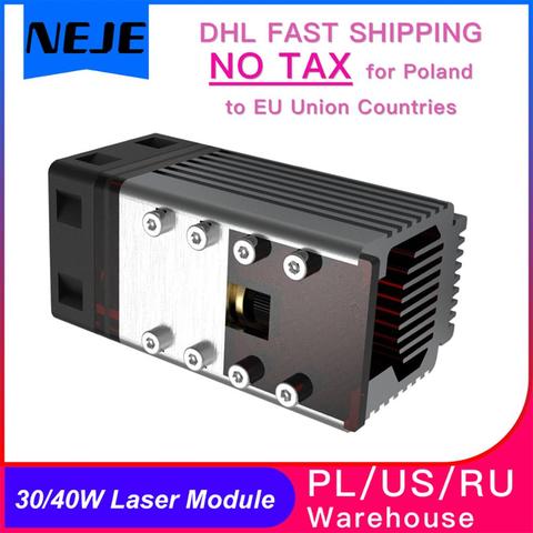 NEJE 30W 40W Laser Module Laser Head 450nm Blue Laser TTL Module Set for Laser Engraving Machine Wood Cutter ► Photo 1/6