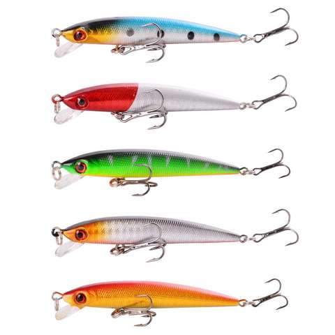 1pcs Minnow Fishing Lures 3D Eyes Artificial Hard Bait 8.8cm 6.1g Pesca Sinking Wobbler Crankbaits Carp Bass Tackle ► Photo 1/6