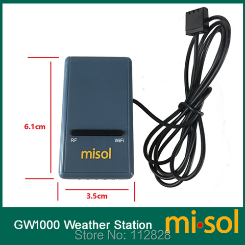 misol SmartHub WiFi Gateway with temperature, humidity & Pressure GW1000 ► Photo 1/6