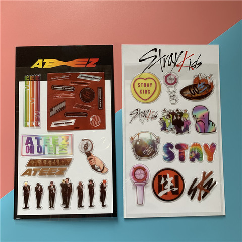 1 pcs Kpop ATEEZ stickers STRAY KIDS stickers high quality New arrivals ► Photo 1/5