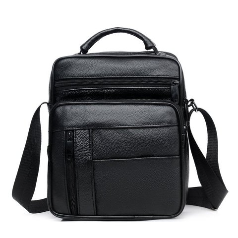 Men Genuine Leather Bags Messenger Shoulder Bags Crossbody Bags For Men Casual Cowhide Business Handbags ► Photo 1/6