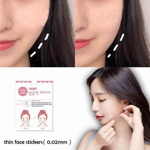 40pcs /Box Invisible Thin Face Stickers Face Facial Line Wrinkle Sagging Skin V-Shape Chin Face Lifting Patch 0.02mm ► Photo 1/6