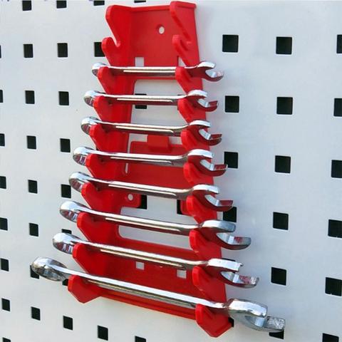Plastic Wrench Organizer Tray Sockets Storage Tools Rack Sorter Standard Spanner Holders Wrench Holder ► Photo 1/6