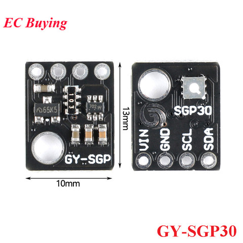 GY-SGP30 Gas Sensor Air Quality TVOC ECO2 Carbon Dioxide CO2 IIC I2C 3.3V 5V SGP30 Measurement Detector Formaldehyde Module ► Photo 1/6