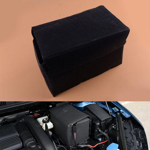 Battery Protective Case Freeze Cover Insulating Jacket Cotton Box Heat Thermo Cloth 5N0915411E fit for VW Passat Golf Jetta A3 ► Photo 1/4