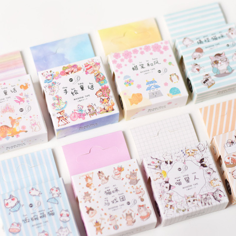 Cute dog Cat Hamster Animals Masking Washi Tape Decorative Adhesive Tape Decora Diy Scrapbooking Sticker Label Stationery ► Photo 1/5