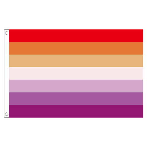 free  shipping  xvggdg   LGBT 90*150cm   sunset Lesbian Pride Flag   Flag banner ► Photo 1/1