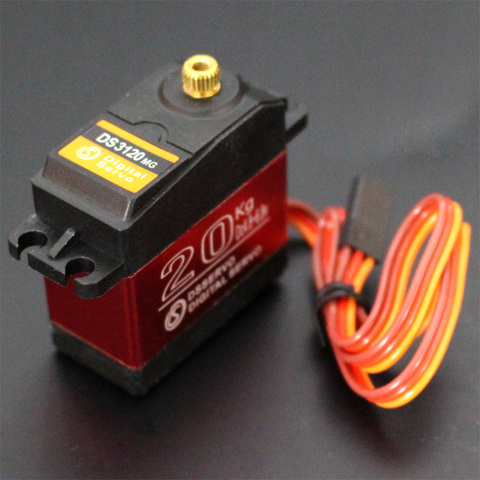 1 x Waterproof servo DS3218 Update and PRO high speed metal gear digital servo baja servo 20KG/.09S for 1/8 1/10 Scale RC ► Photo 1/2