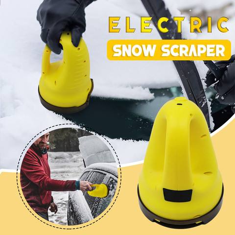Снегоуборщик Electric Ice Scraper Battery Operated 15 Min Car Window Protective Cap Snow Cleaning Cleaner For Car Window ► Photo 1/6