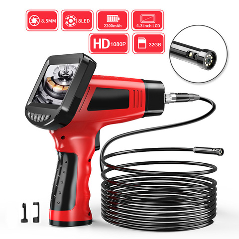5.5MM Industrial Endoscope 1080P HD Digital Dual Lens Borescope Camera Waterproof 4.5 Inch LCD Snake Camera with 32GB TF Card ► Photo 1/6