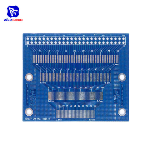 diymore 0.5mm to 1.2mm Pin Pitch Adapter PCB FPC Board 2.0-3.5 inch TFT LCD Converter SMD to DIP Double Side PCB Board ► Photo 1/6