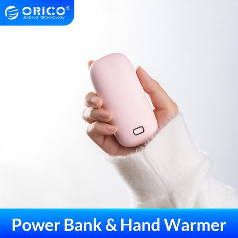 ORICO Portable Hand Warmer Type C Rechargeable 4000mAh Power Bank Emergency Charging for Xiaomi Handy Warmer Heater ► Photo 1/6