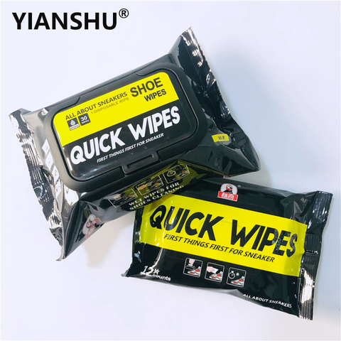 12/30pcs Disposable Shoes Clean Wipes Portable White Shoes Cleaning Care Wipes Sneakers Cleaning Quick Wet Wipes ► Photo 1/6