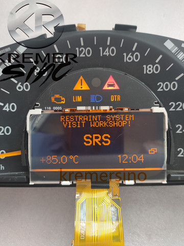 LCD Display for Mercedes-Benz W203 C Class 2000-2004/W463 G class 2002-2007 Dashboard ClusterC 160, C180, C200, C230, C240, C280 ► Photo 1/6