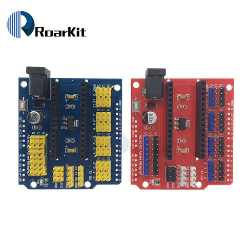 NANO I/O IO Expansion Sensor Shield Module For Arduino UNO R3 Nano V3.0 3.0 Controller Compatible Board I2C PWM Interface 3.3V ► Photo 1/6