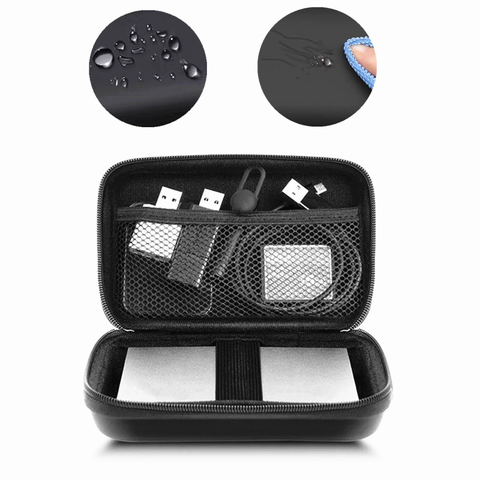 Travel Carry Cable Organizer Digital Kit Case USB Data Cable Earphone Wire Pen Power Bank Storage Bags Digital Gadget Device Box ► Photo 1/6