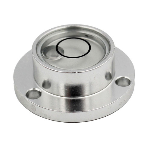 High precision bubble level Small bulls eye level Metal circular level Mini portable horizontal beads ► Photo 1/6
