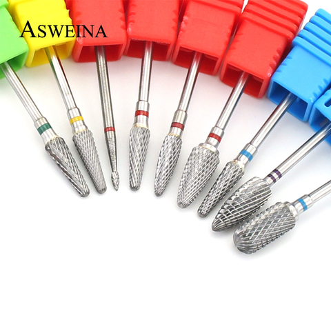 Tungsten Carbide Nail Drill Bit Milling Cutter Eletric Manicure Machine Equipment Cuticle Clean Burr Pedicure Accessories Tools ► Photo 1/6