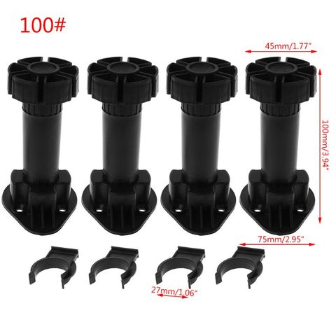 2022 New 4pcs Adjustable Height Cupboard Foot Cabinet Leg For Kitchen Bathroom ► Photo 1/5