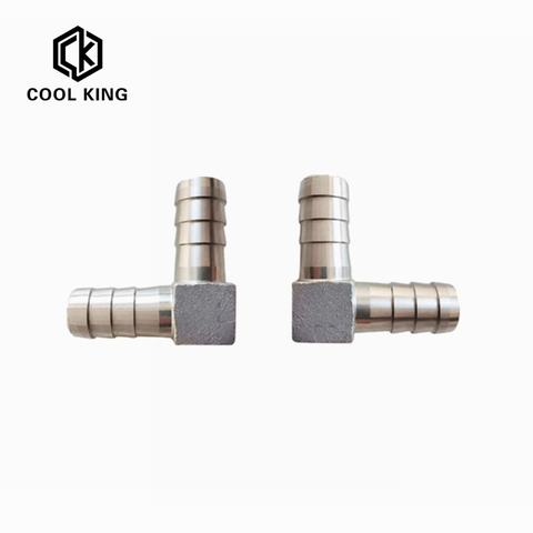 8mm10mm 12mm 15mm 20mm 25mm Hose Barb 304 Stainless Steel Elbow Barbed Pipe Fitting Coupler Connector Adapter For Fuel Gas Water ► Photo 1/6