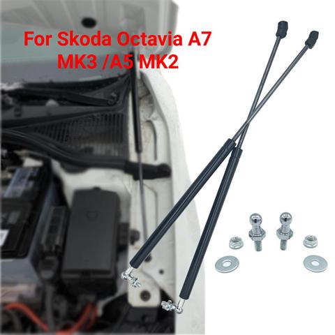 Car Front Gas Shock Hood Strut Bar Damper Lift Support For Skoda Octavia A7 MK3 2012 - 2022 A5 MK2 1Z 2004 - 2013 ► Photo 1/1