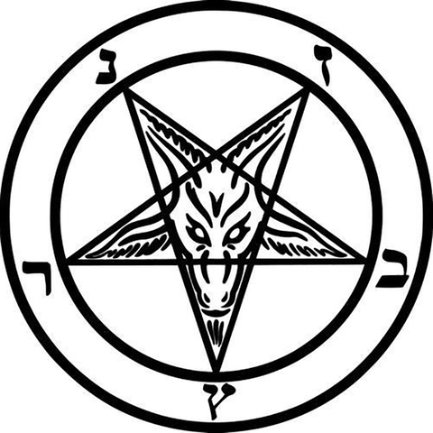 Goat Pentagram Car Window Vinyl Decal Sticker Car Accessories Motorcycle Helmet Car Styling Car Sticker ► Photo 1/5