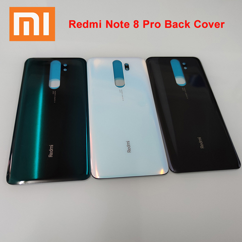 Xiaomi Redmi Note 8 Pro Back Battery Cover Glass Rear Door Housing Case Cover Replacement For Redmi note 8 note8 pro Phone Case ► Photo 1/6
