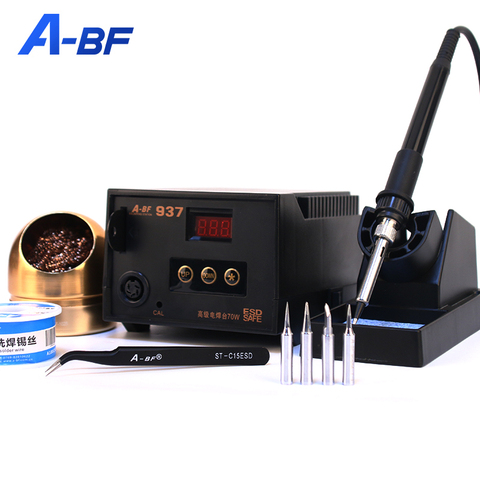 A-BF Industrial Soldering Station Anti-static Constant Temperature Digital Welding Station Electric Soldering Iron 220V ► Photo 1/6