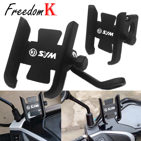 For SYM CRUISYM 125 180 300 GTS 250i 300i maxsym 400 600 Motorcycle accessories handlebar Mobile Phone Holder GPS stand bracket ► Photo 1/6