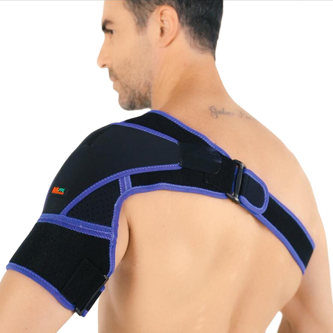 Shoulder Stability Brace with Pressure Pad Adjustable Breathable Neoprene Shoulder Support Compression Sleeve for Shoulder Pain ► Photo 1/6