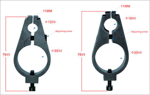 Pcp daystate gun tactical clip 8-shaped clip fixing clip 12mm 16mm ► Photo 1/3