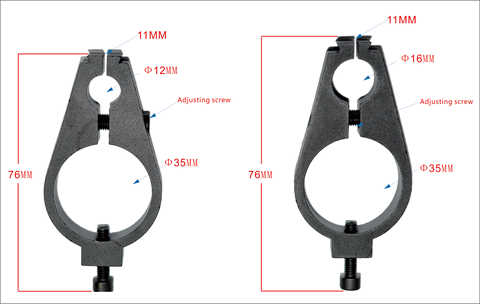 Pcp daystate gun tactical clip 8-shaped clip fixing clip 12mm 16mm ► Photo 1/3