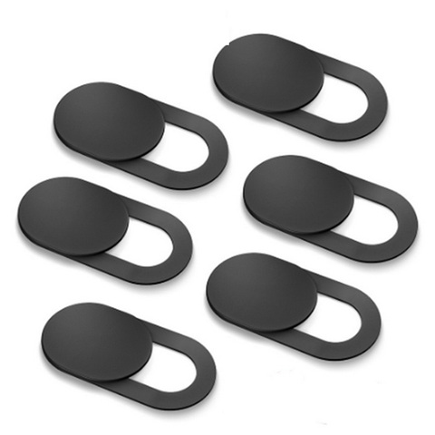 6PCS Universal WebCam Cover Shutter Magnet Slider Plastic Camera Cover For Web Laptop iPad PC Macbook Tablet Privacy Sticker ► Photo 1/4