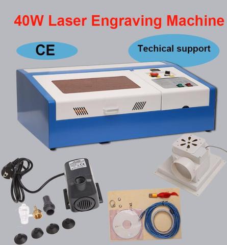 Laser Engraving Machine 40W CO2 LASER Engraver USB Port For Acrylic,  Wood, Other Materials ► Photo 1/6