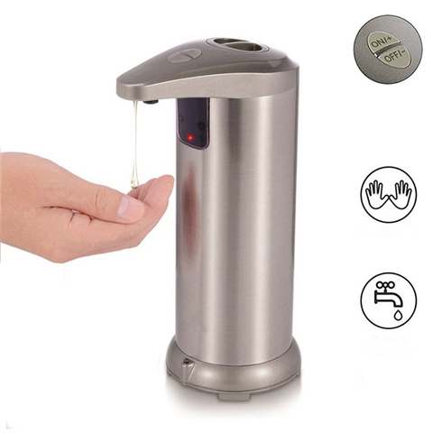 Automatic Soap Dispenser Sensor Automatic Touch-Free Liquid Dispenser ABS Electroplated Sanitize Dispenser For Kitchen Bathroom ► Photo 1/6