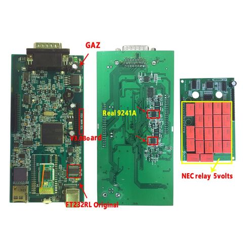 Main Board 21 NECrelays 9241 chip V3.0 PCB / V8.0 / V9.0 PCB Bluetooth for VD DS150E CDP Multidiag Pro+ for Delphis Obd Scanner ► Photo 1/4