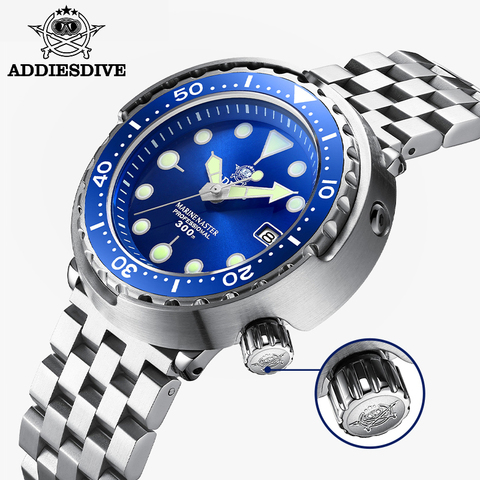 ADDIESDIVE Tuna Dive Watch BGW9 Luminous Automatic Watch Man Mechanical Watch Ceramic Bezel NH35 300M Dive Watches Men's watch ► Photo 1/6