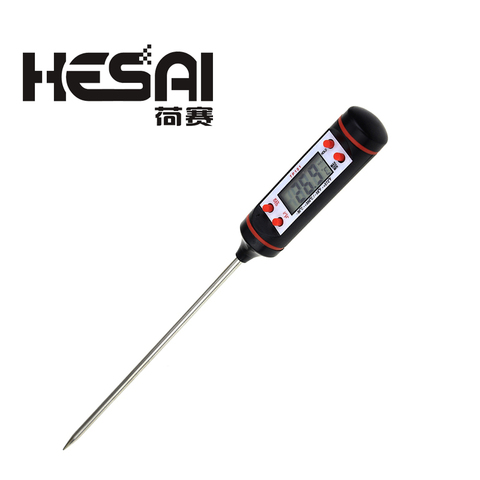 Electronic Digital Meat Thermometer Cooking Food Kitchen BBQ Probe Water Milk Oil Liquid Oven Thermometer Digital TP101 ► Photo 1/5