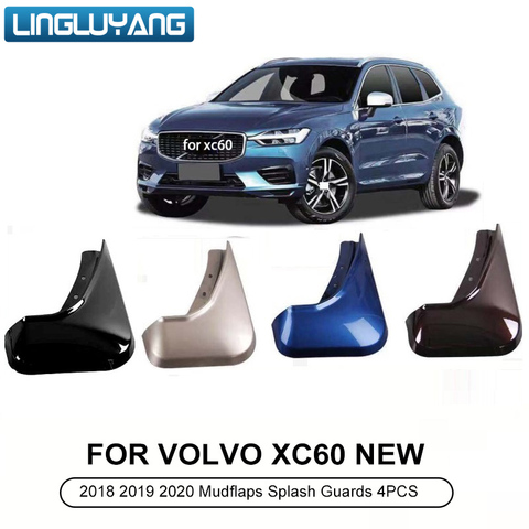 Front Rear Car Mud Flaps For Volvo XC60 2022 Mudflaps Splash Guards Mud Mudguards Accessories 4PCS gray blue  fender ► Photo 1/6