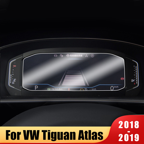 For VW Tiguan Atlas 2022 Tempered Glass Car Dashboard Monitor Film Screen Protector Film Sticker Interior Accessories ► Photo 1/6